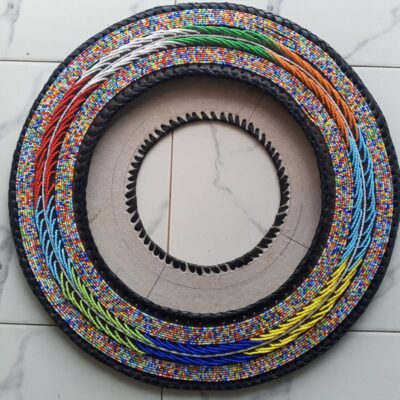 18inch maasai color clock frame