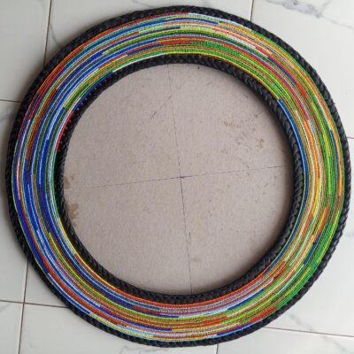 21inch maasai color mirror frame