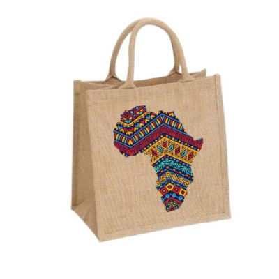Jute Bag ( African Print)